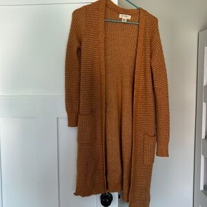 Jessica Simpson Mustard Sweater Cardigan